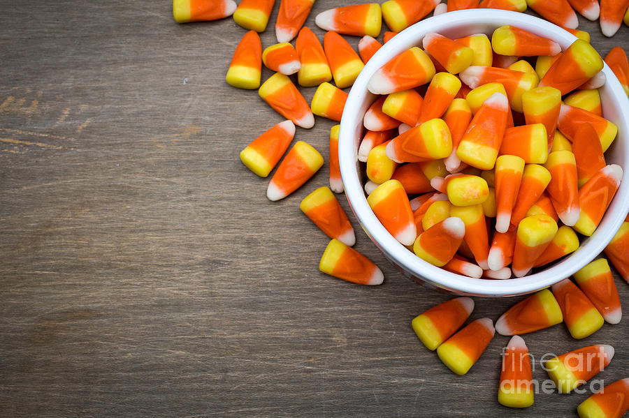 Candy Photograph - Candy Corn by Edward Fielding