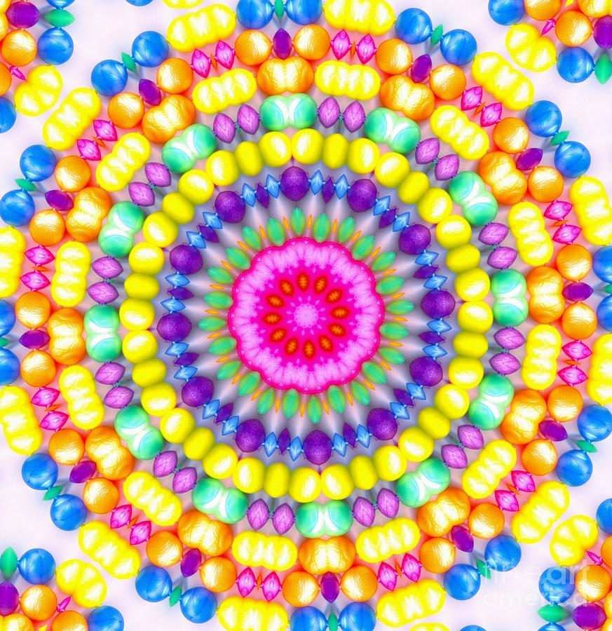 Candy Flower Digital Art by Lori Kingston