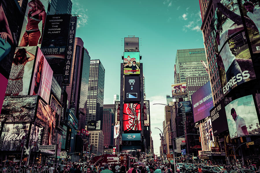 Times Square Photograph - Candy Land NYC by AJS Photography