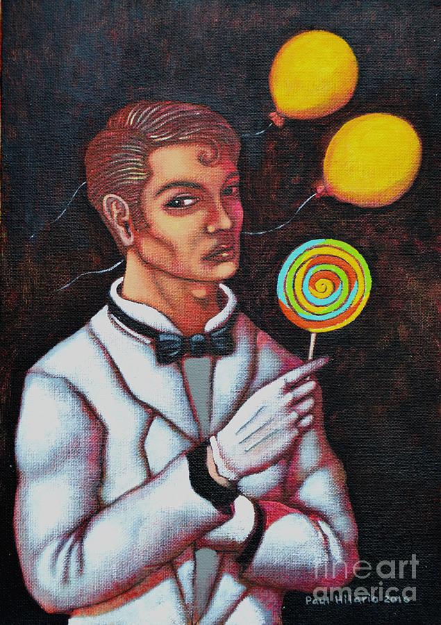 Lollipop Painting - Candy Man 1 by Paul Hilario