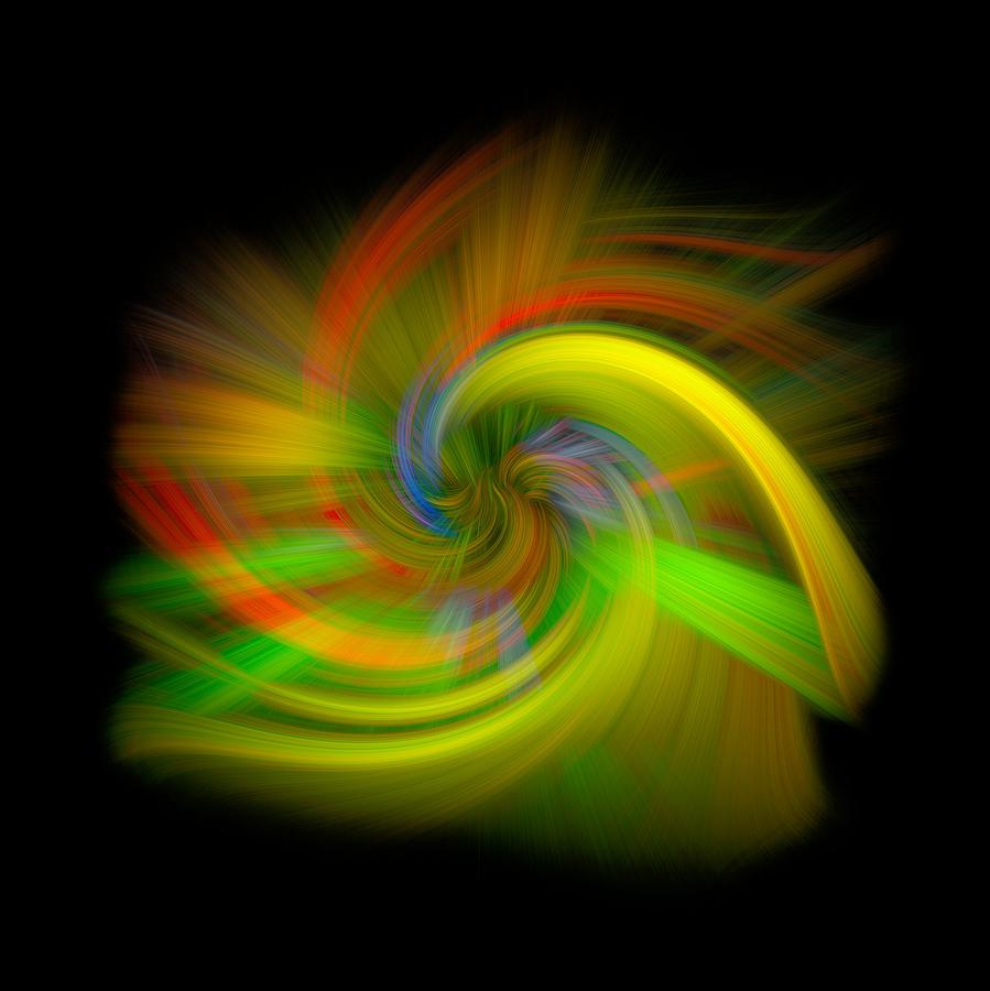 Abstract Photograph - Candy Mountain Twirl by Debra and Dave Vanderlaan