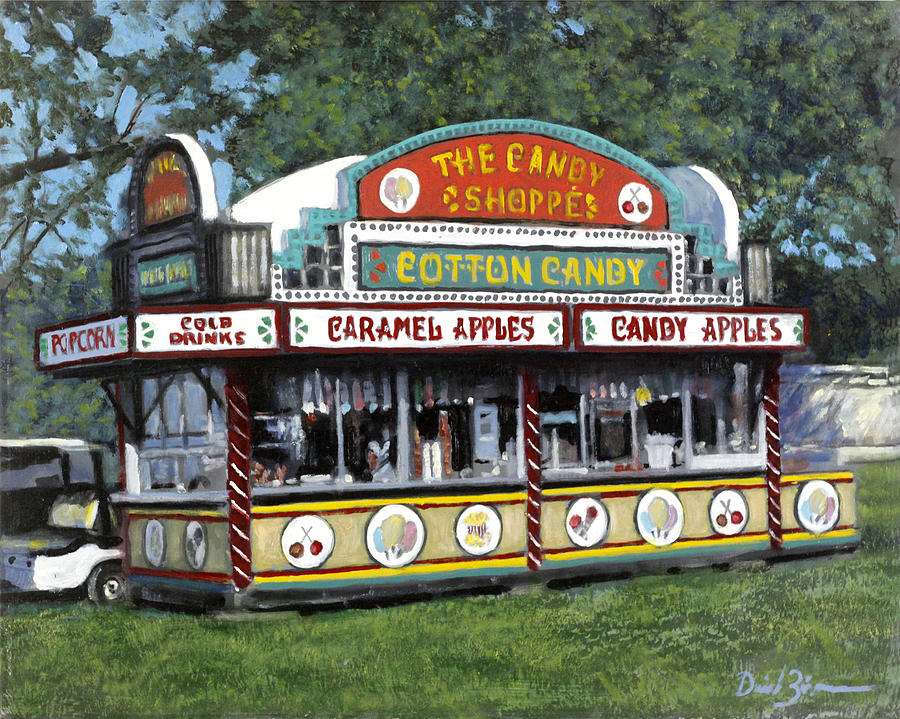 Candy Shoppe Painting by David Zimmerman