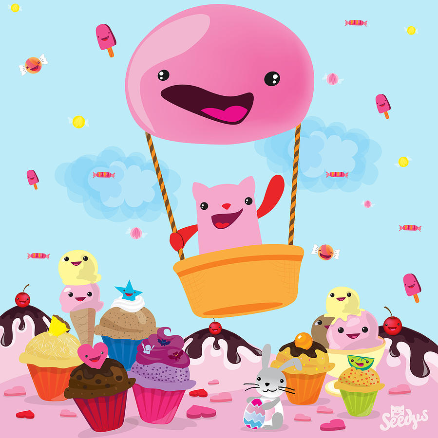 Candy world Digital Art by Seedys World