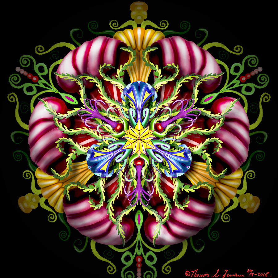 Candyflower Painting by ThomasE Jensen
