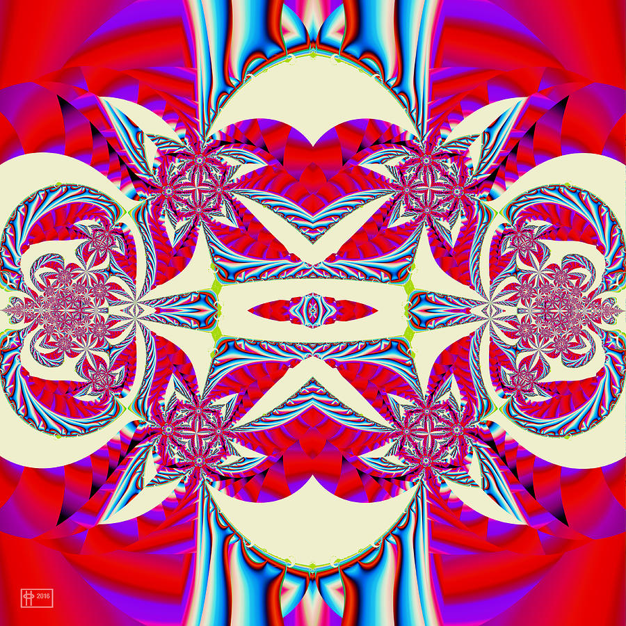 Abstract Digital Art - Candyman by Jim Pavelle