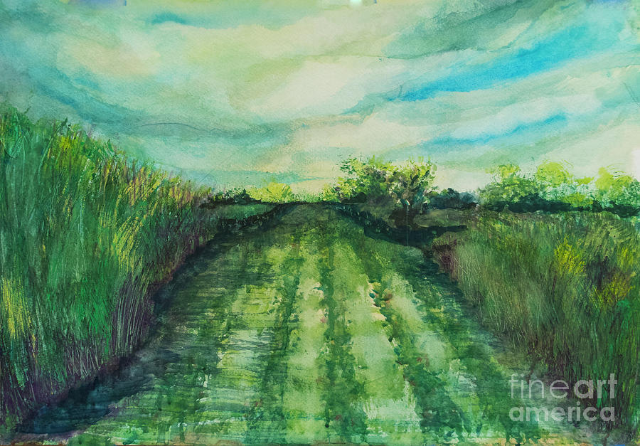 Cane Road Painting by Francelle Theriot