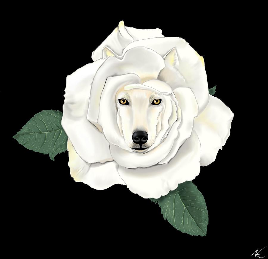 Canis Rosa Digital Art by Norman Klein