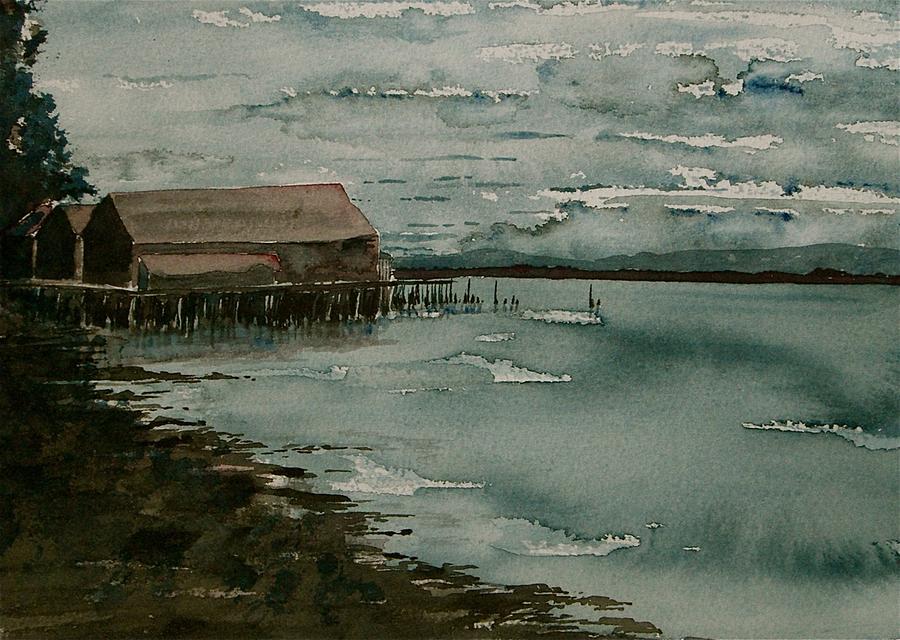 Cannery Row Painting by Carolyn Doe