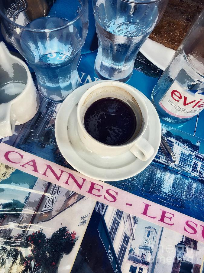 Cannes Coffee Photograph by Diana Rajala