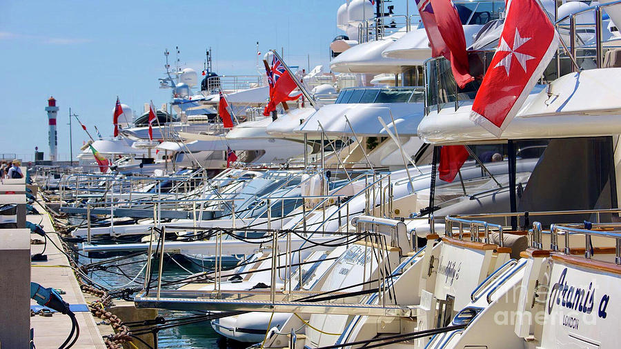 Cannes Yacht Club Photograph by EliteBrands Co