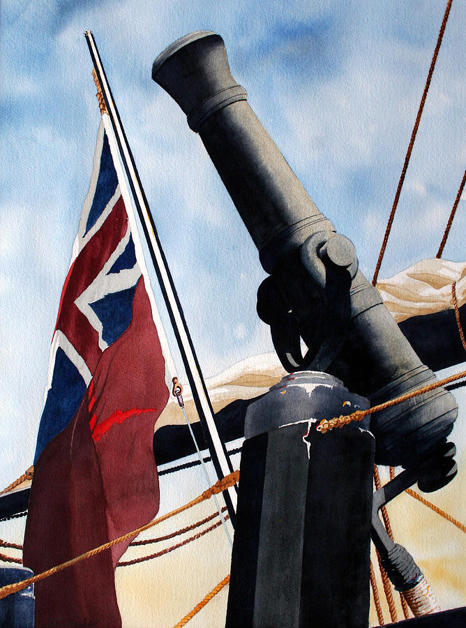 Cannon and Jack Painting by Jim Gerkin