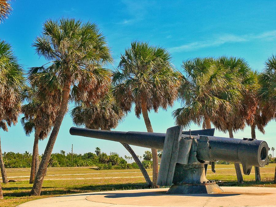 Cannon at Fort De Soto Photograph by Allen Williamson - Fine Art America