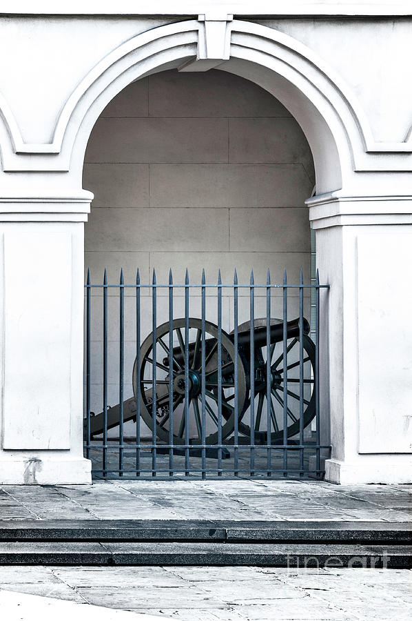 Cannon At The Cabildo Photograph by Frances Ann Hattier