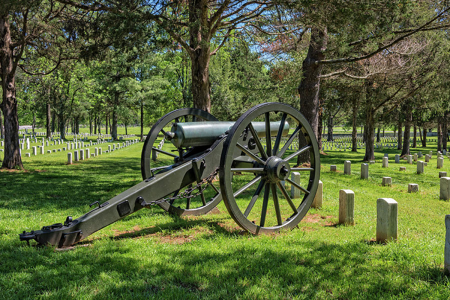 Cannon At The Stones River National Battlefield And Cemetery by Jim Vallee Cannon At The Stones River National Battlefield And Cemetery by Jim Vallee
