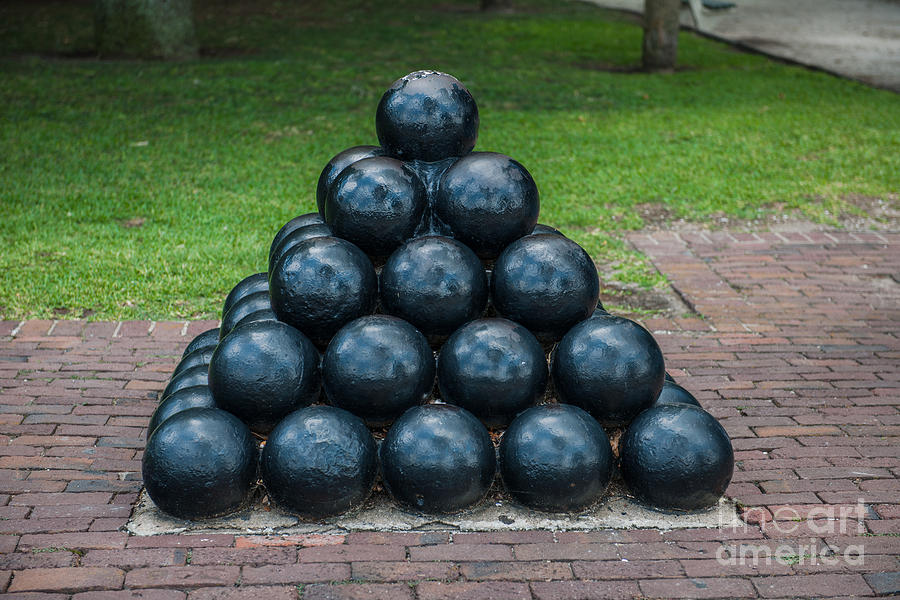 Cannon Balls Photograph by Dale Powell