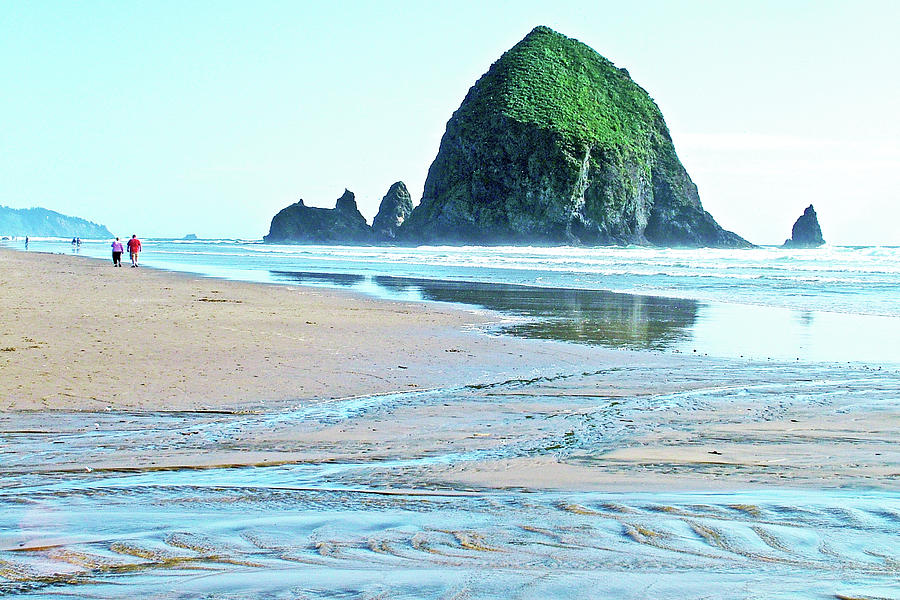 Cannon Beach Rocks in Ecola State Park, Oregon Photograph by Ruth Hager