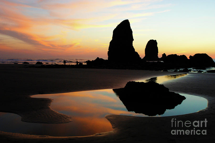 Cannon Beach Sunset Photograph by Bob Christopher
