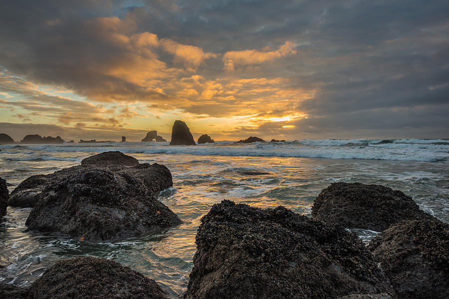 Cannon Beach Sunset Photograph by Rick Dunnuck - Fine Art America