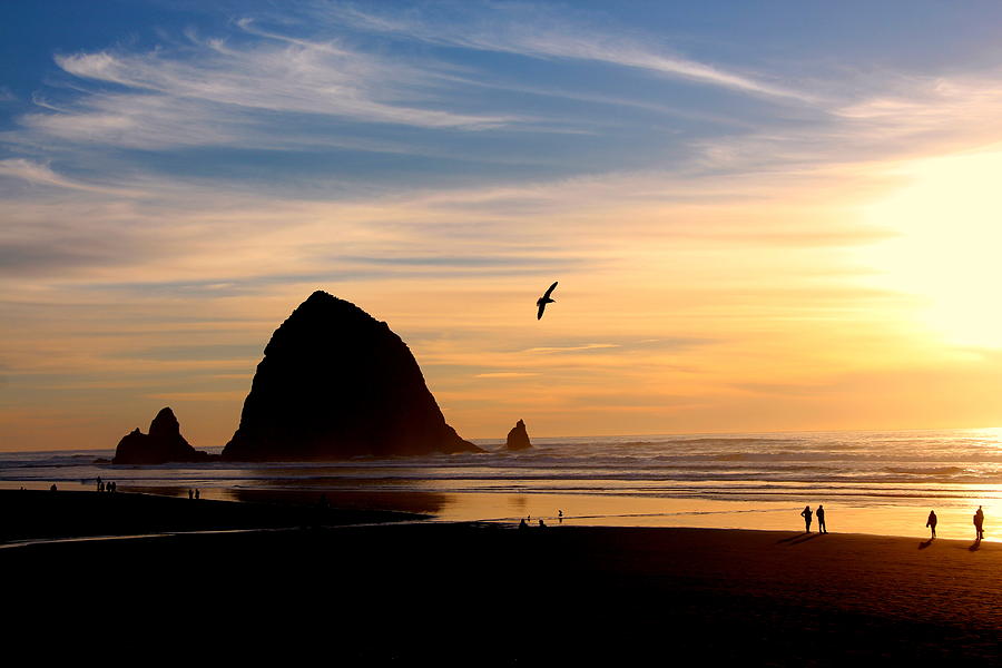 Cannon Beach Sunset Photograph by Shannon Louder