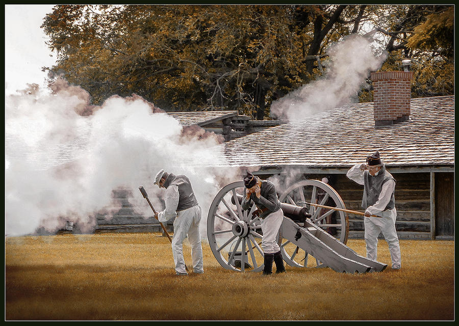 Cannon Fire At Noon Photograph by John Anderson