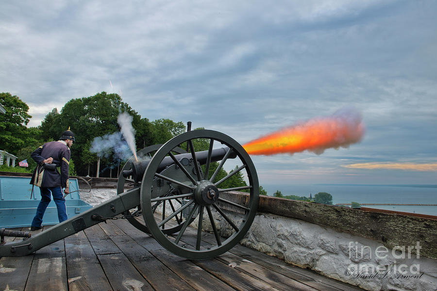 Cannon Fire Photograph by David Arment