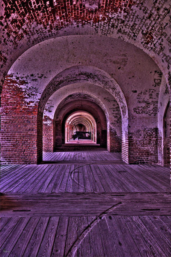 Cannon In The Archways Photograph by Jason Blalock