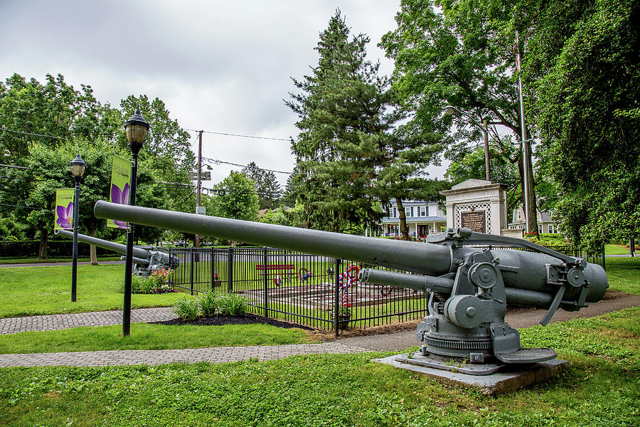 Cannon View of War Memorial Photograph by John A Megaw