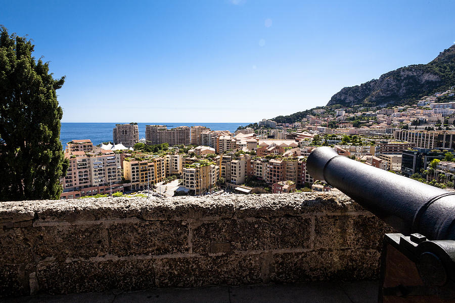 Monaco Photograph - Cannon Wall by Bryan Toro Monaco Photograph - Cannon Wall by Bryan Toro