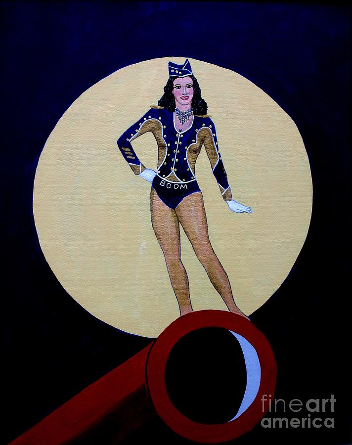 Cannonball Queen Painting by Ralph LeCompte