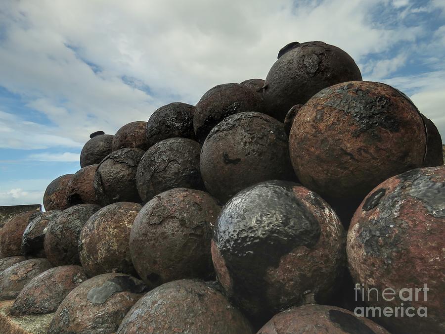 Cannonballs Photograph by Rrrose Pix