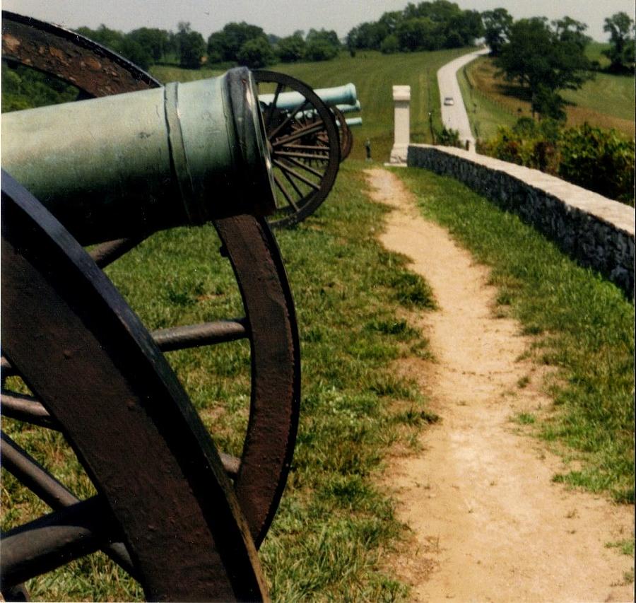Cannons at Antietam Photograph by Lois Lepisto