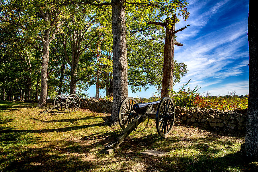 Abraham Lincoln Digital Art - Cannons at Oak Ridge by John Haldane