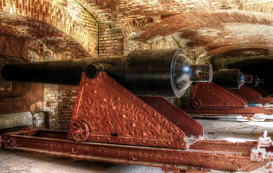 Cannons Of Fort Sumter Photograph by Carol Montoya