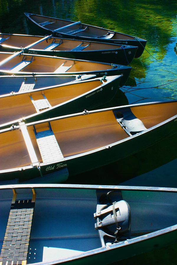 Canoe Composition Photograph by Polly Castor