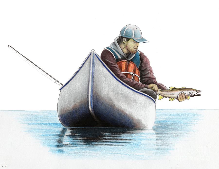 fishing sketch