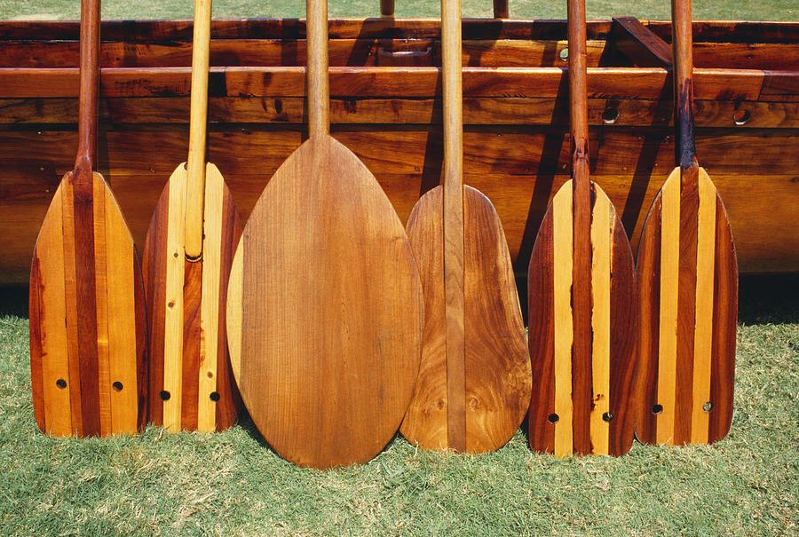Canoe Paddles Photograph by Joe Carini - Printscapes