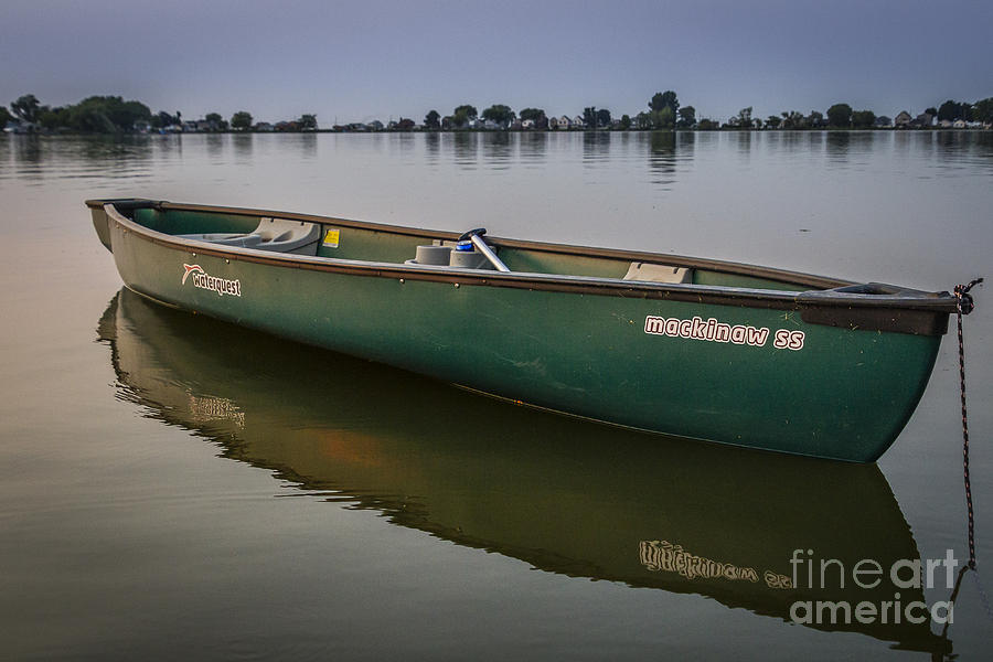 Canoe Stillness Photograph by Joann Long