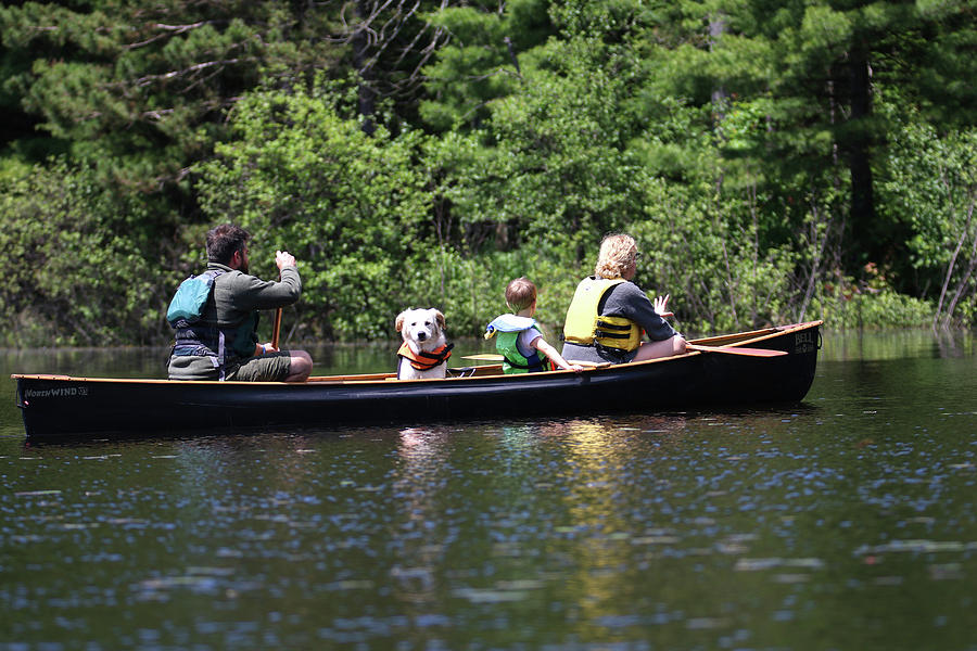 Canoeing Family Fun 1 Photograph by Brook Burling