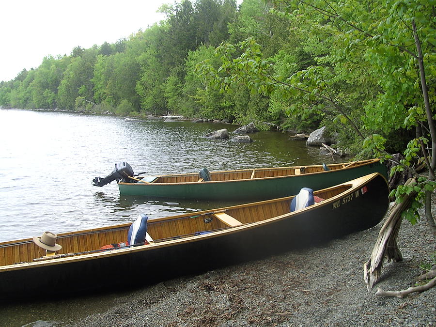 Boat Photograph - Canoeing by Tammy Bullard