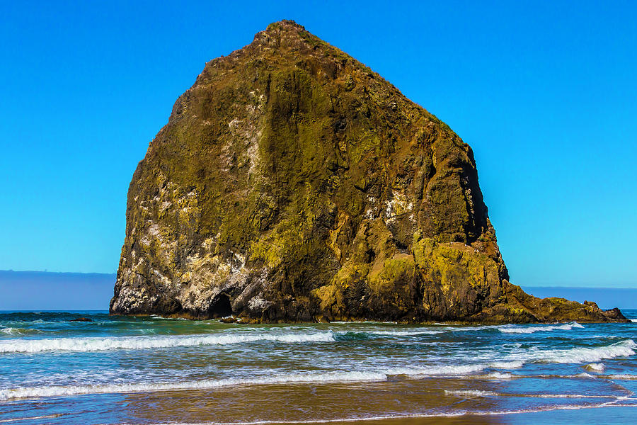 Nature Photograph - Canon Beach Hay Stack Rock by Garry Gay