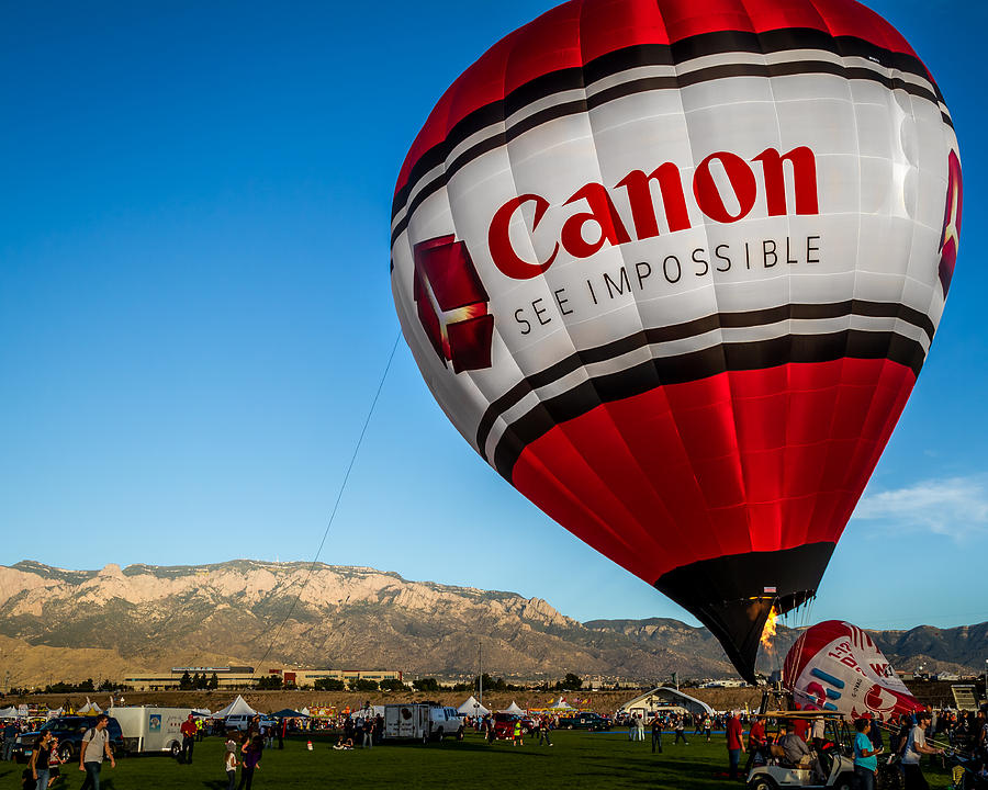 Canon - See Impossible - Hot Air Balloon #1 Photograph by Ron Pate