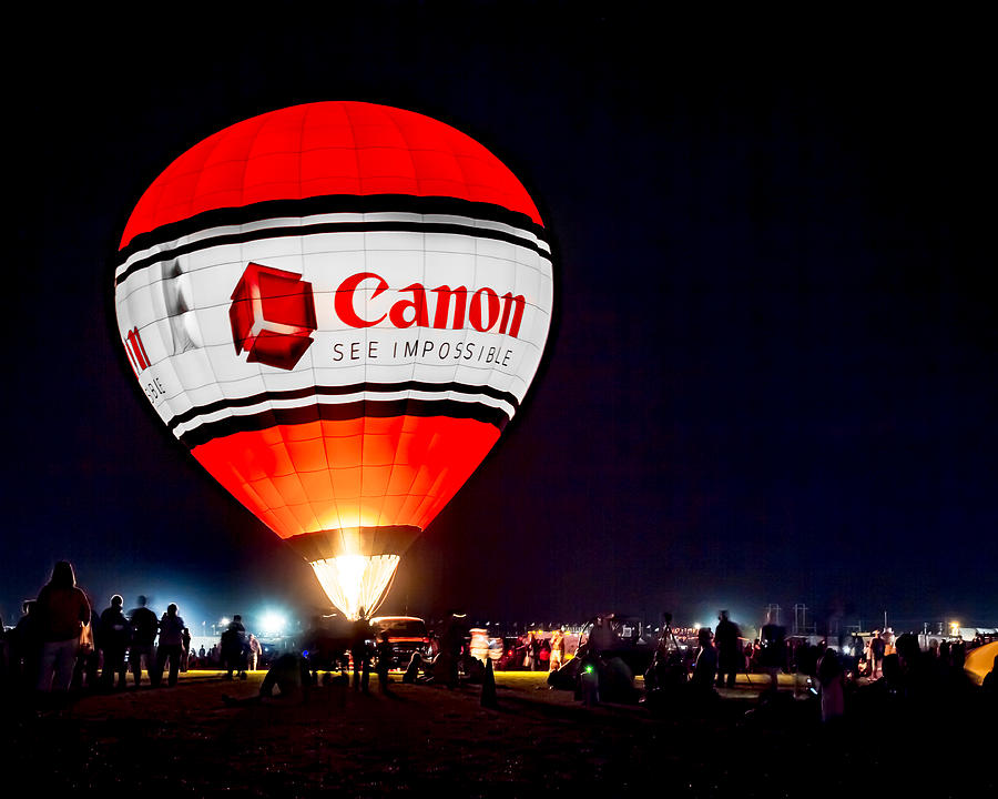 Canon - See Impossible - Hot Air Balloon Photograph by Ron Pate