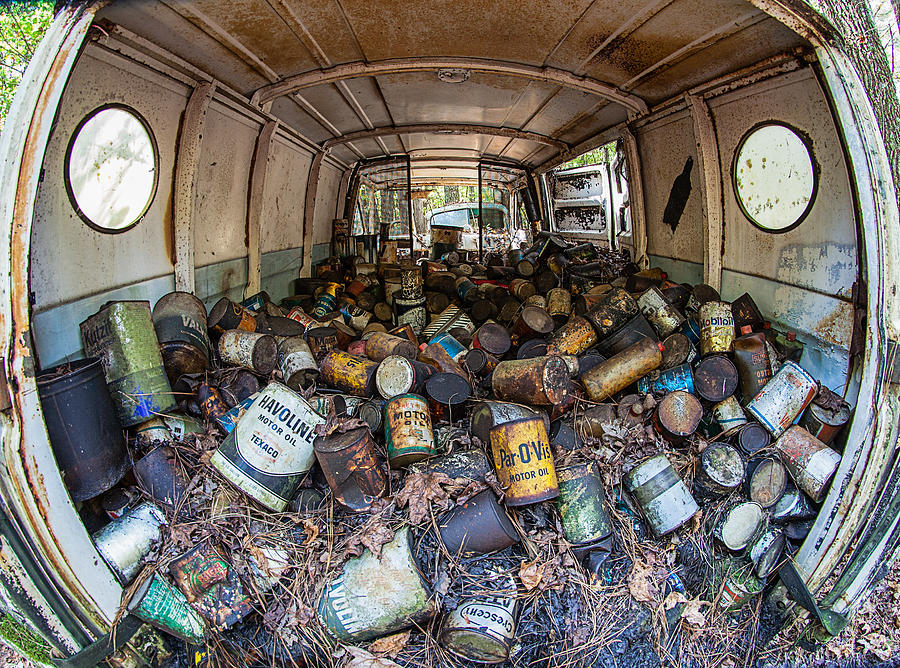 Cans in the Van I Photograph by Shirley Radabaugh