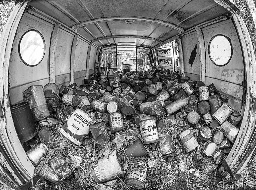 Cans in the Van II Photograph by Shirley Radabaugh