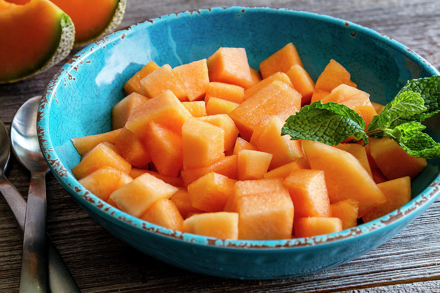Cantaloupe for Breakfast Photograph by Teri Virbickis