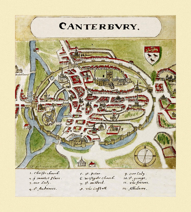 Canterbury 1588 Photograph by Andrew Fare