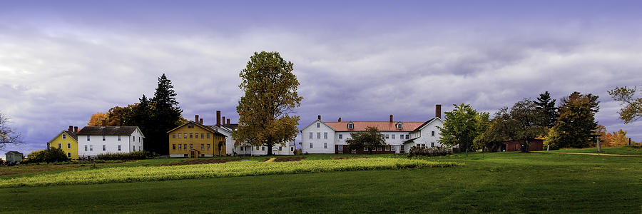 Fall Photograph - Canterbury Shaker Village NH by Betty Denise