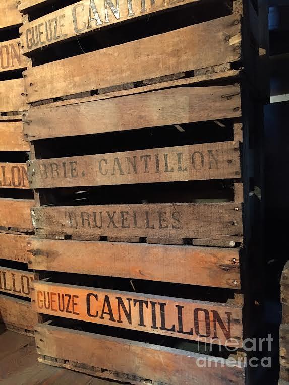 Beer Photograph - Cantillon Crates by Evan N