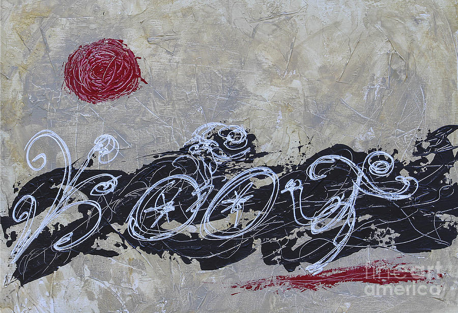 Iron Man Painting - Canvas Triathlon Sequence by Alejandro Maldonado