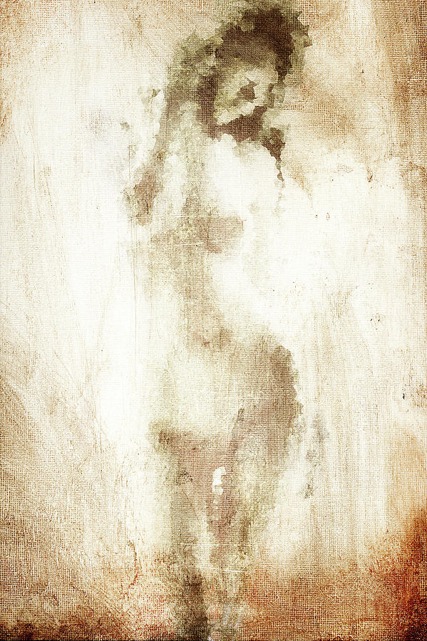 Canvas Woman Digital Art by Andrea Barbieri